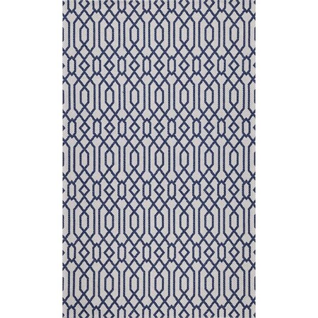 Safavieh 6 ft. 4 in. x 6 ft. 4 in. Augustine 400 Square Power Loomed Rug, Navy & Light Grey AGT421M-6SQ